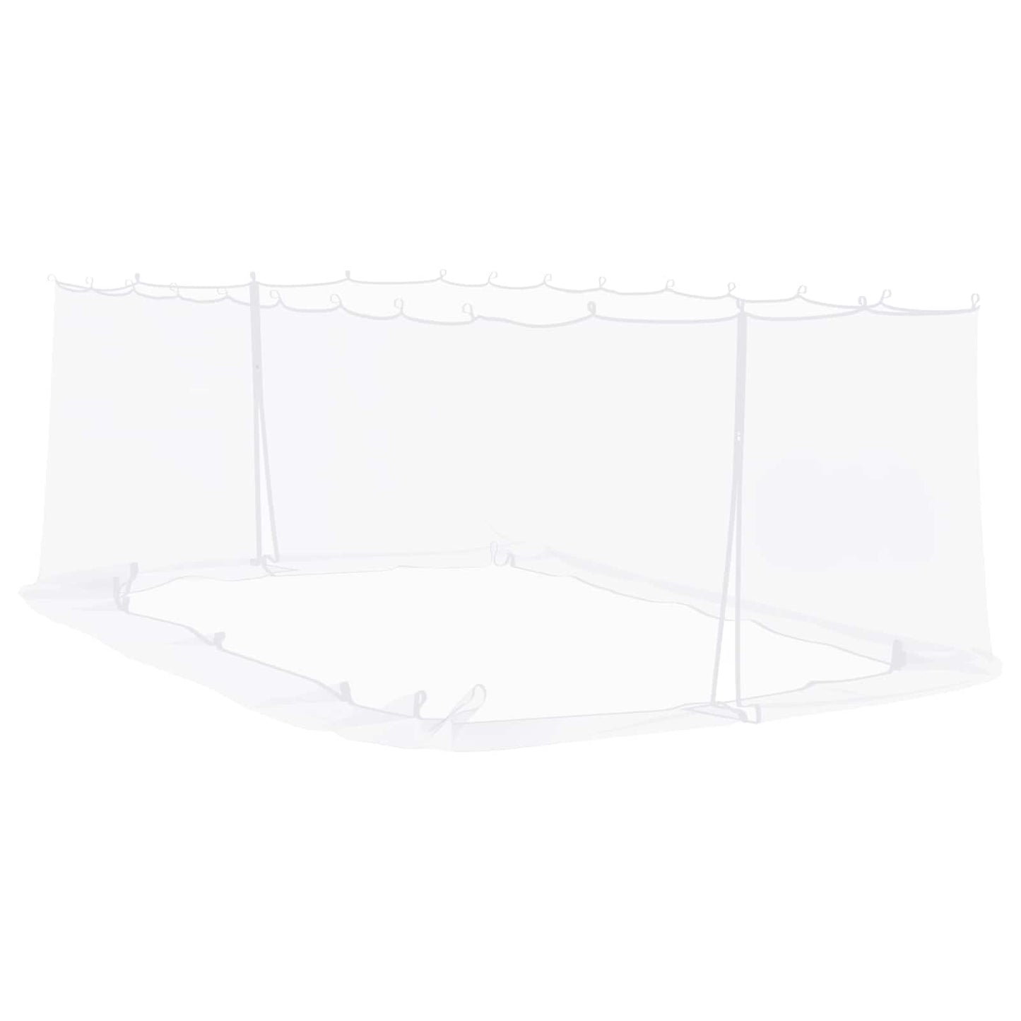 Muggennet voor Gazebo 220 Gaas 220 gaas Wit 6 x 3 x 2 m