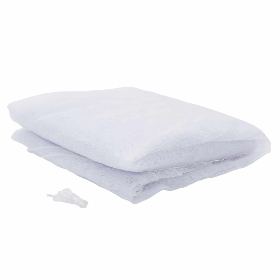 Muggennetje voor Bed 156 Gaas 3 pcs Wit Polyester