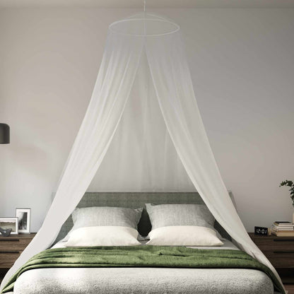 Muggennetje voor Bed 156 Gaas 3 pcs 156 gaas Wit Ø56 x 220 cm