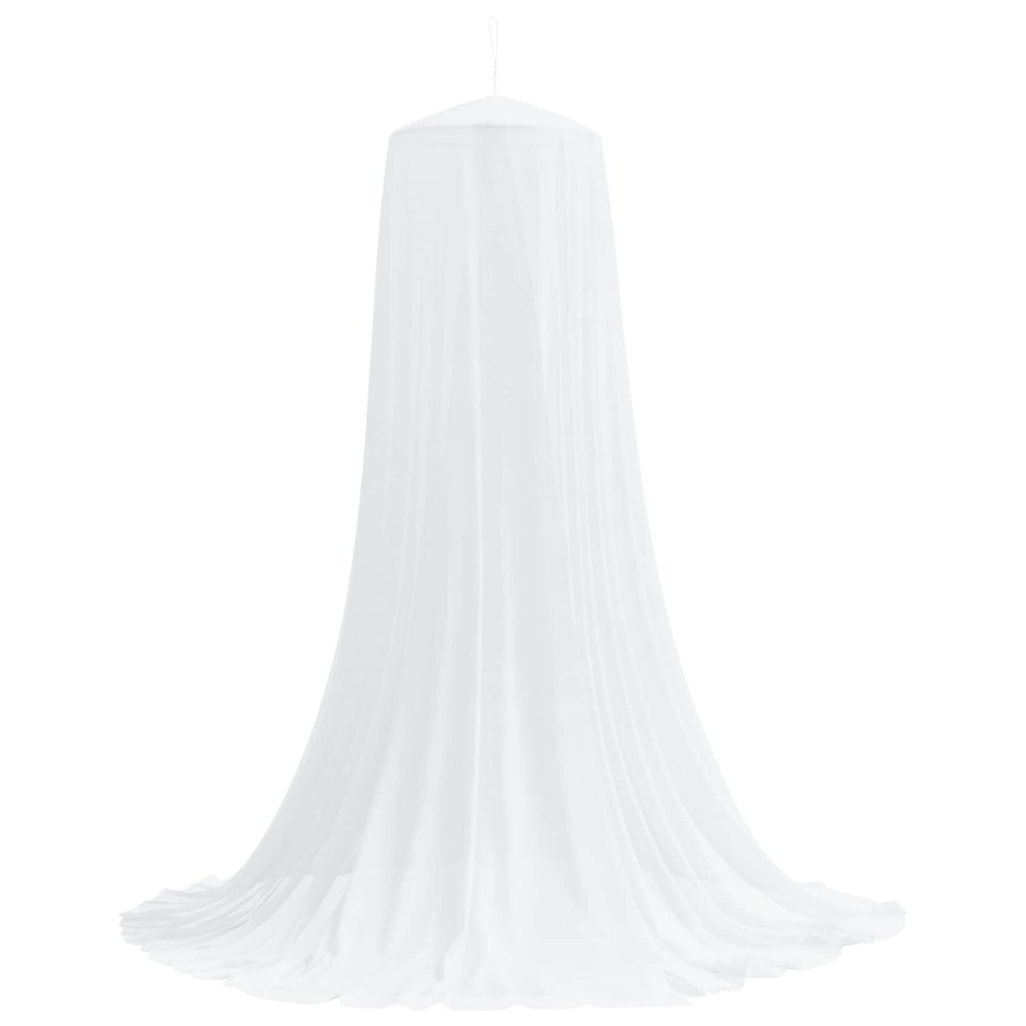 Muggennetje voor Bed 156 Gaas 3 pcs 156 gaas Wit Ø56 x 220 cm