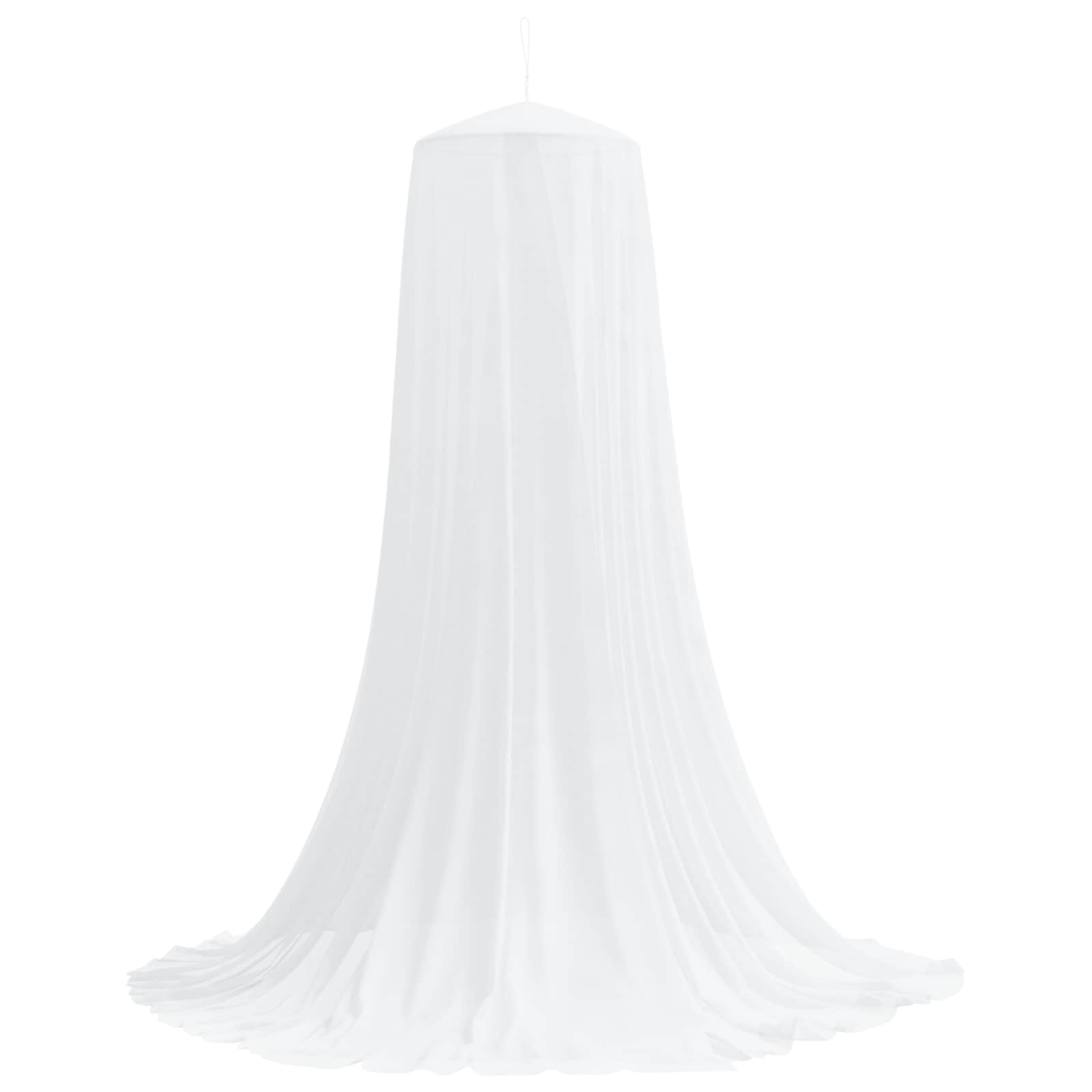 Muggennetje voor Bed 156 Gaas 3 pcs 156 gaas Wit Ø56 x 220 cm