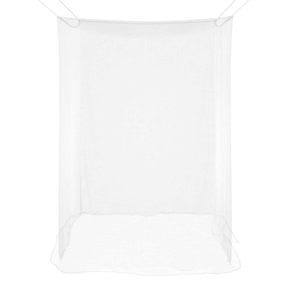 Muggennetje voor Bed 156 Gaas 3 pcs Wit Polyester