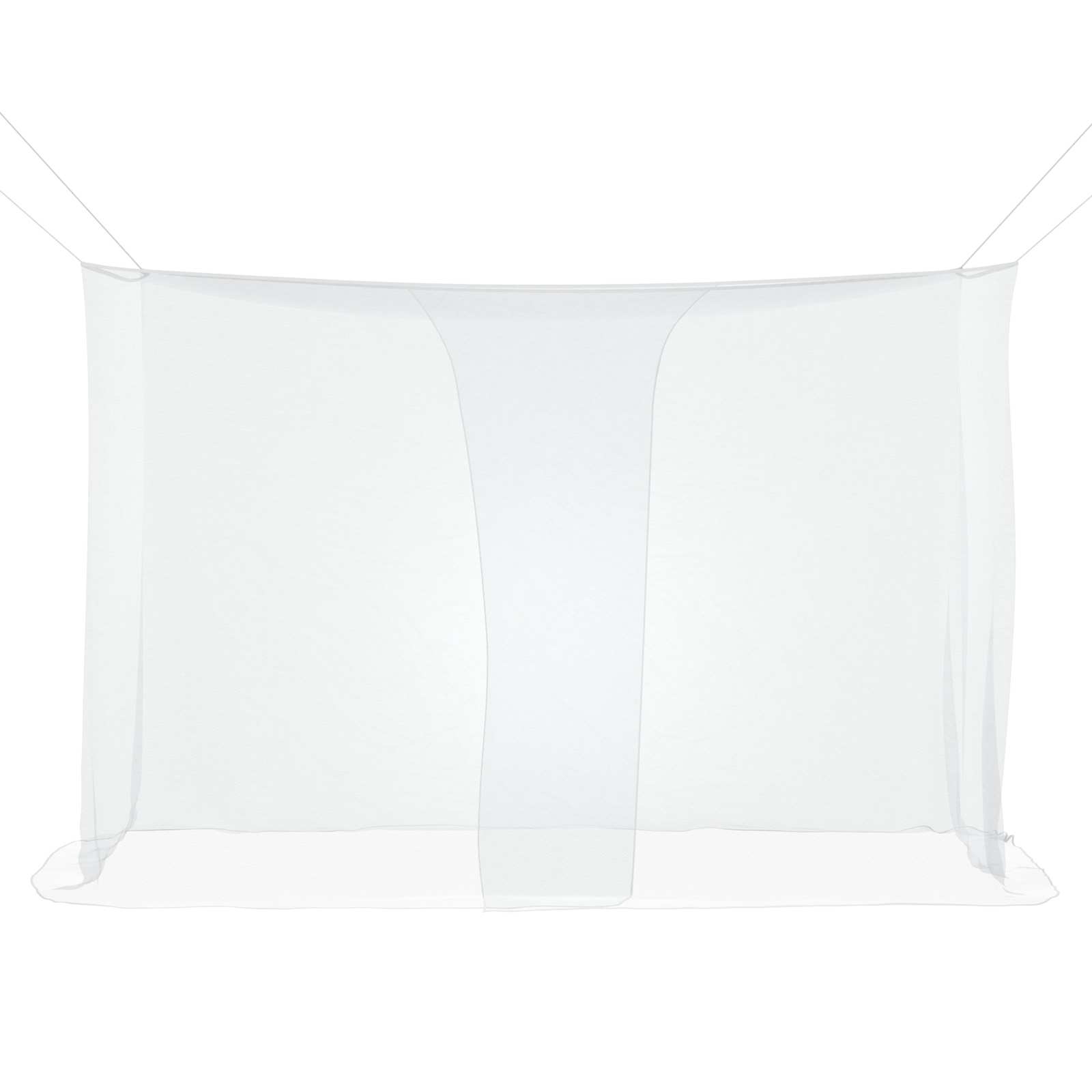 Muggennetje voor Bed 156 Gaas 3 pcs Wit Polyester