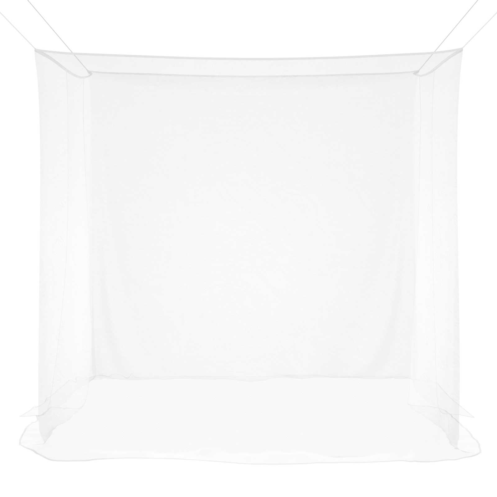 Muggennetje voor Bed 156 Gaas 3 pcs Wit Polyester