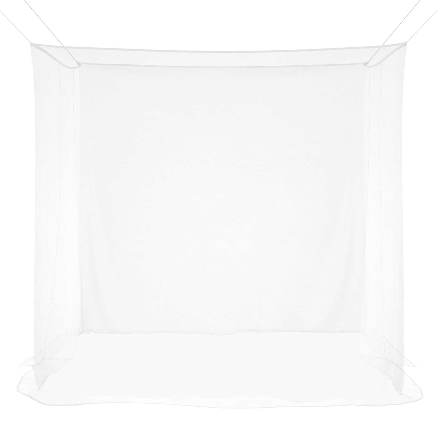 Muggennetje voor Bed 156 Gaas 3 pcs Wit Polyester