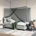 Muggennetje voor Bed 156 Gaas Zwart 220 x 120 x 150 cm
