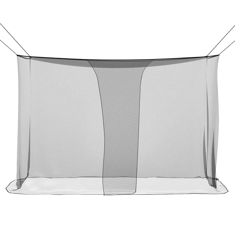 Muggennetje voor Bed 156 Gaas Zwart 220 x 120 x 150 cm