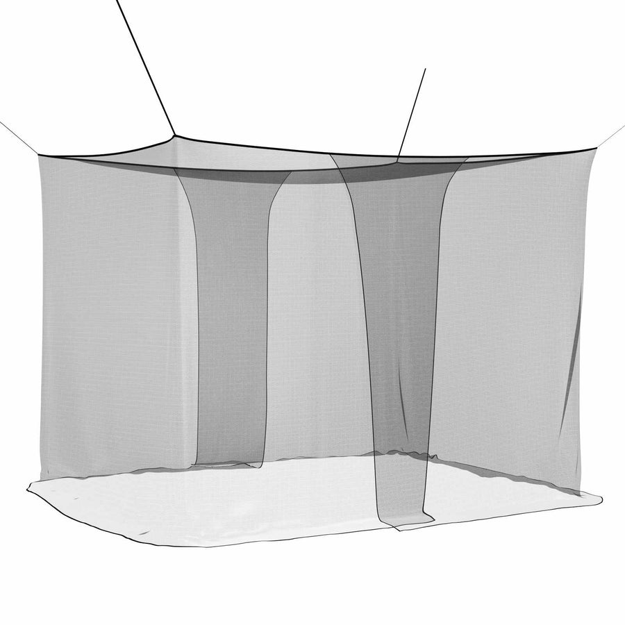Muggennetje voor Bed 156 Gaas Zwart 220 x 150 x 180 cm