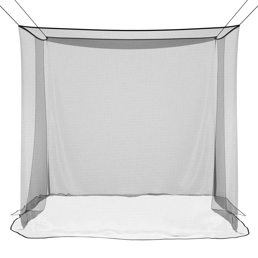 Muggennetje voor Bed 156 Gaas 3 pcs Zwart Polyester