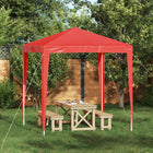Partytent 200x200x240 cm rood PE staal
