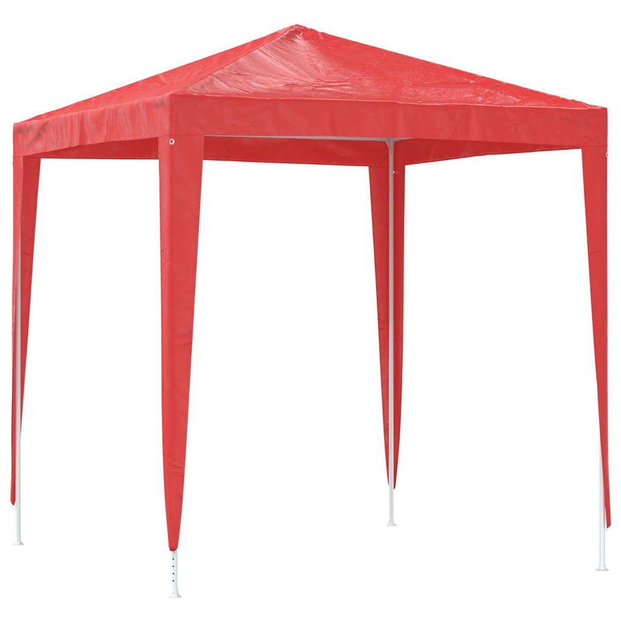 Partytent 200 x 200 x 240 cm Rood PE en staal