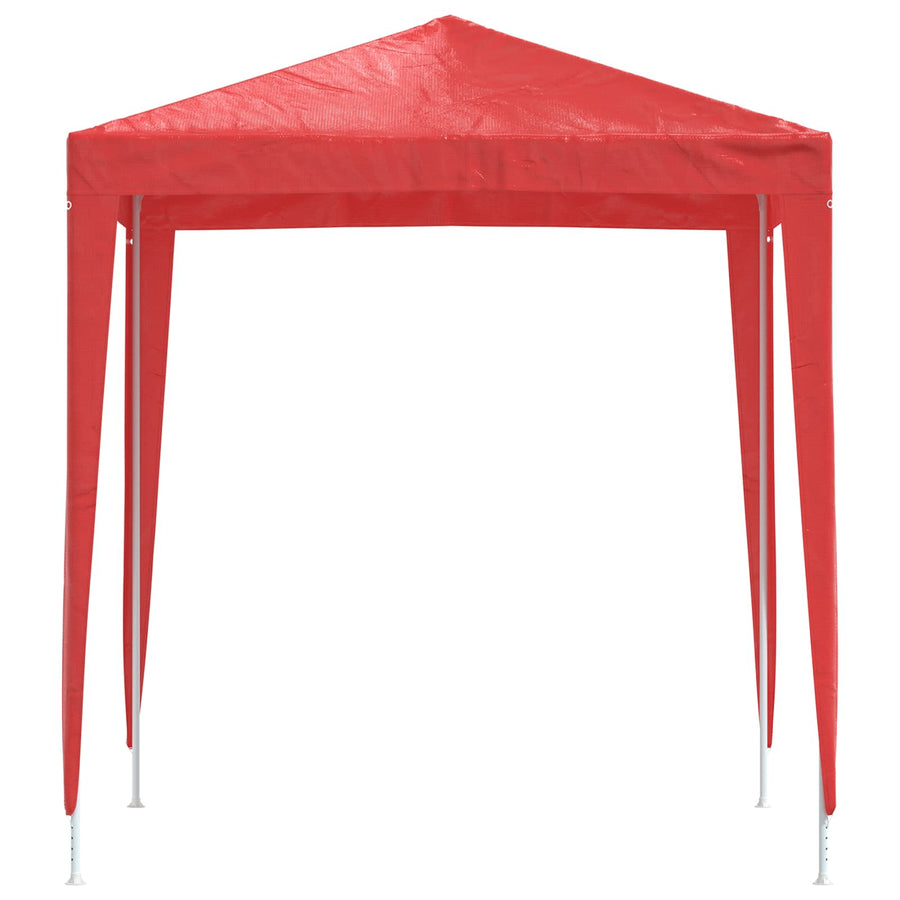 Partytent 200 x 200 x 240 cm Rood PE en staal