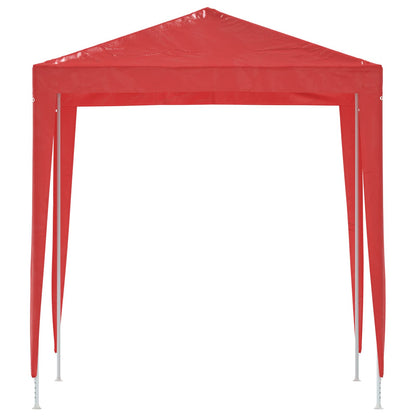 Partytent 200 x 200 x 240 cm Rood PE en staal