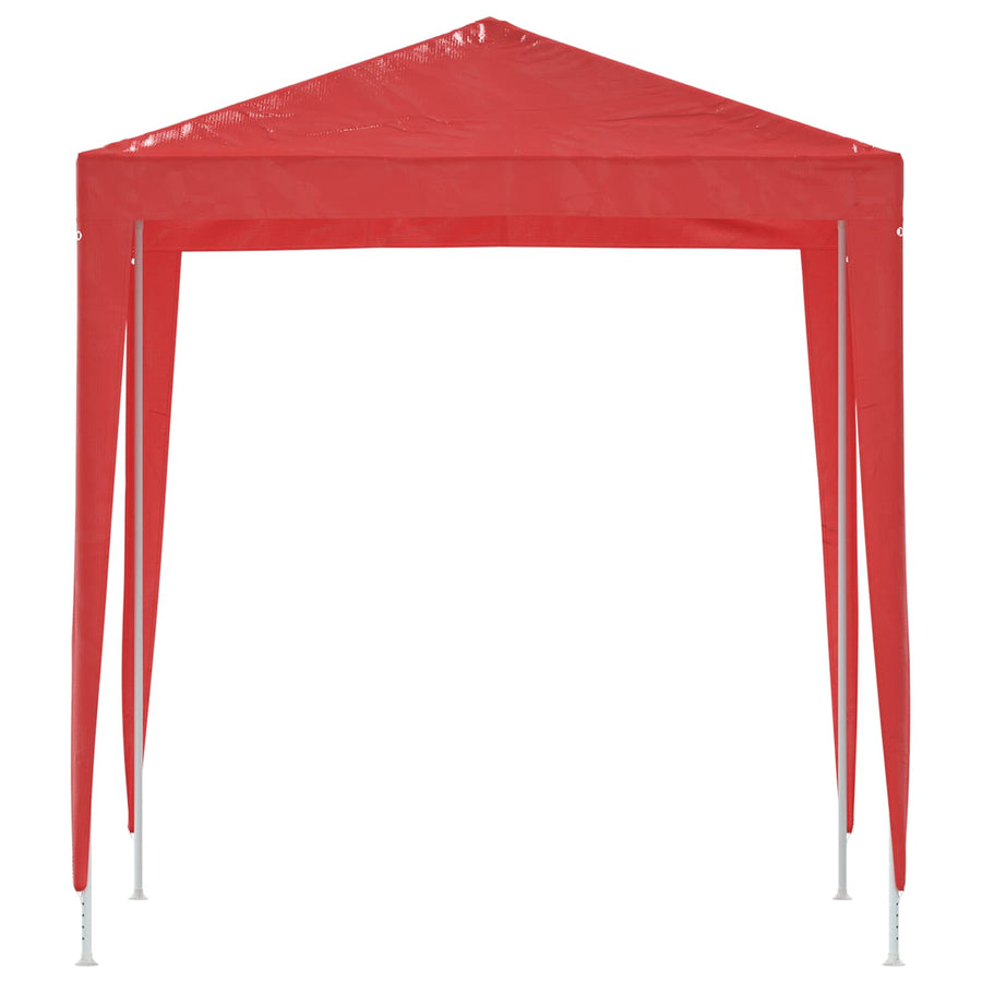 Partytent 200 x 200 x 240 cm Rood PE en staal