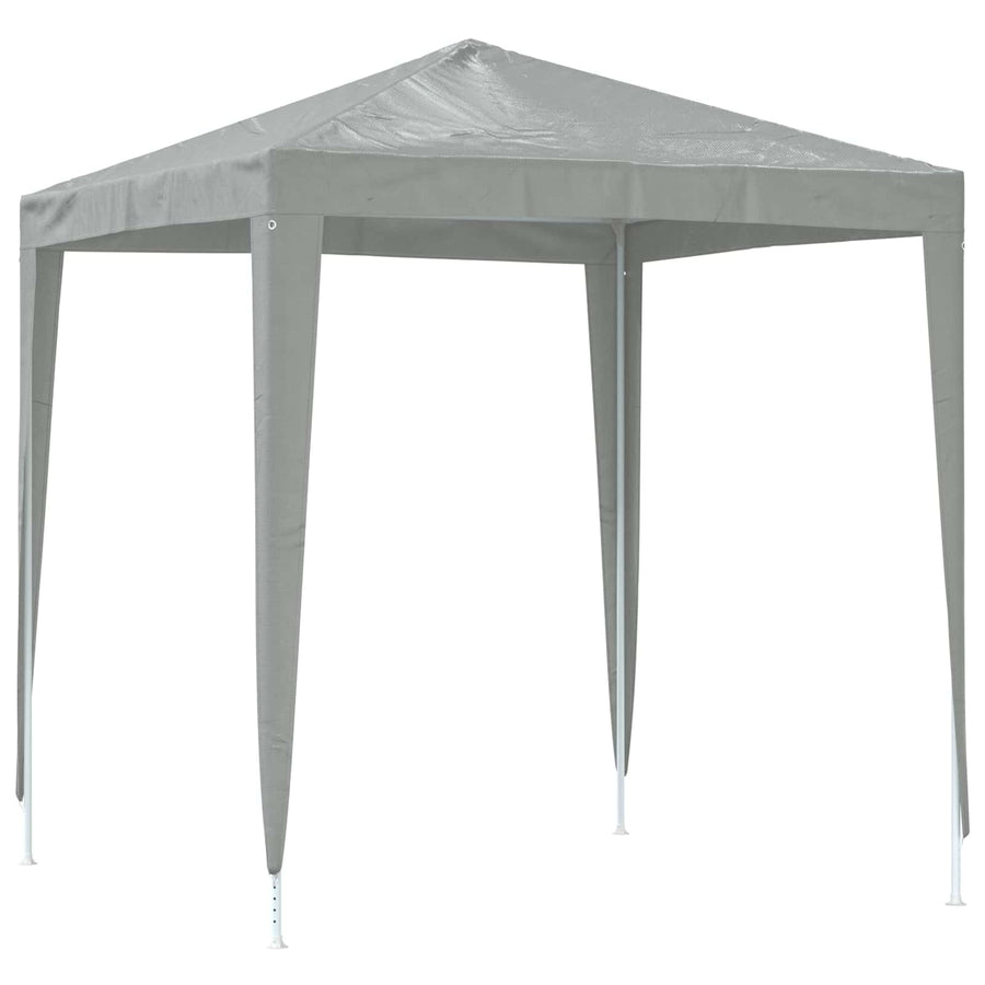 Partytent 200 x 200 x 240 cm Lichtgrijs PE en staal