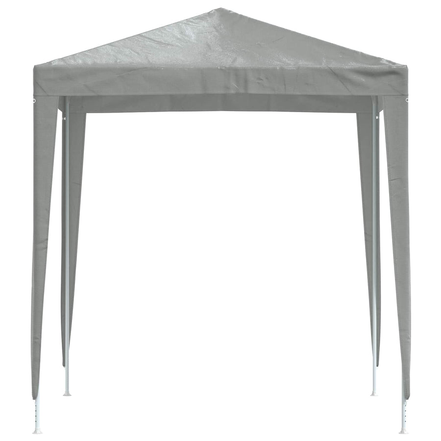 Partytent 200 x 200 x 240 cm Lichtgrijs PE en staal
