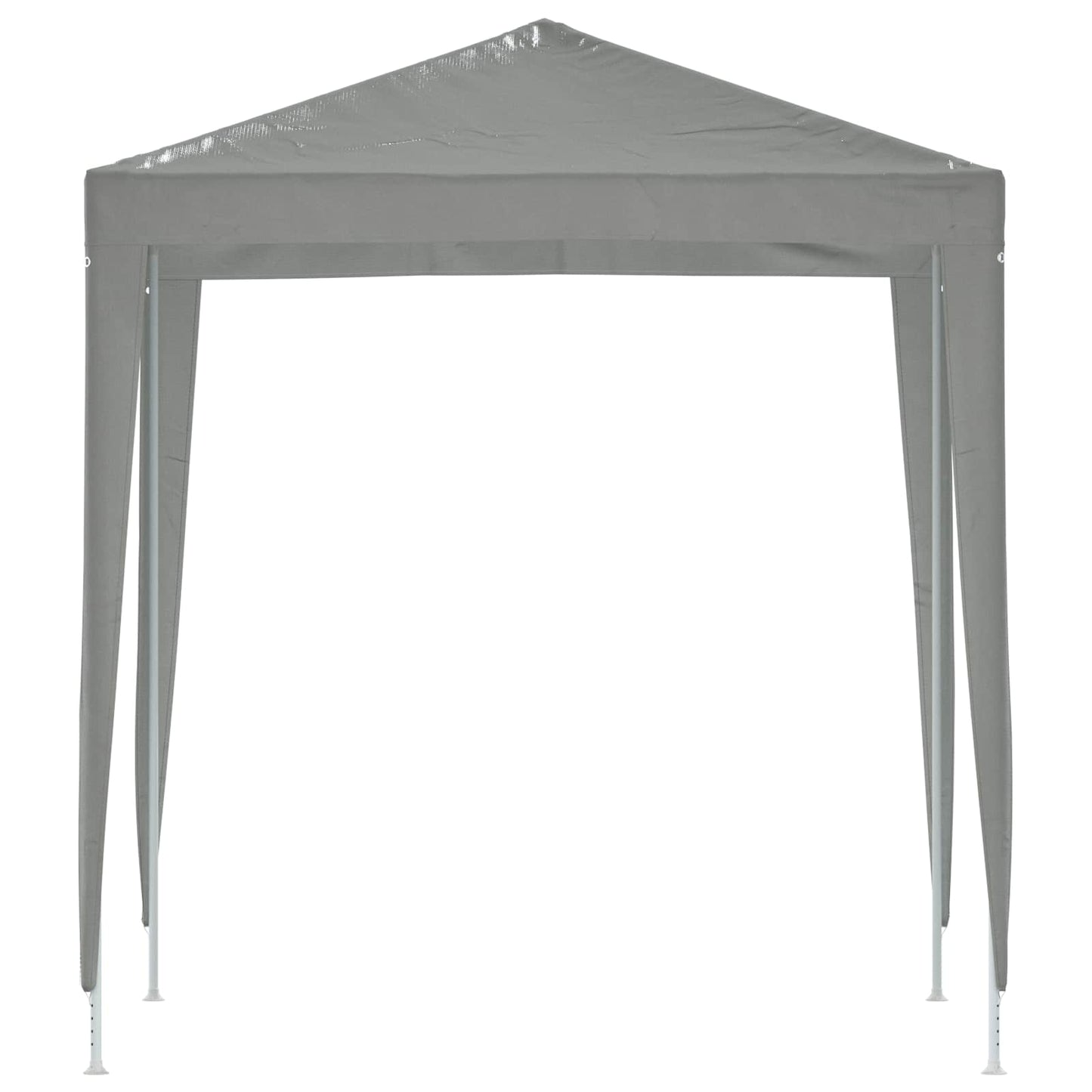 Partytent 200 x 200 x 240 cm Lichtgrijs PE en staal