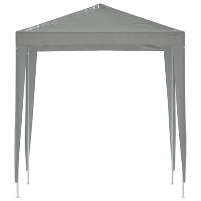 Partytent 200 x 200 x 240 cm Lichtgrijs PE en staal