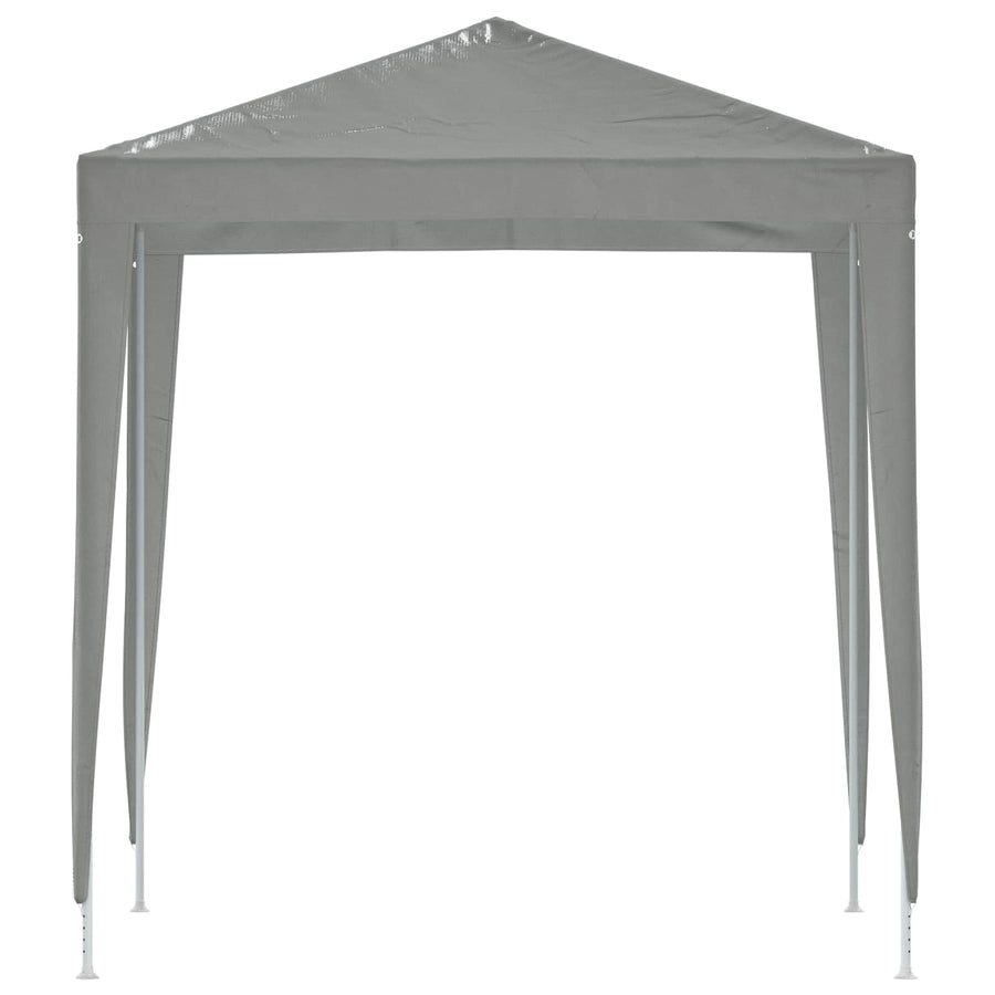 Partytent 200 x 200 x 240 cm Lichtgrijs PE en staal