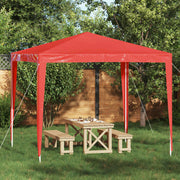 Partytent 250x250x240 cm rood PE staal
