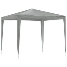 Partytent 250 x 250 x 240 cm Lichtgrijs PE en staal