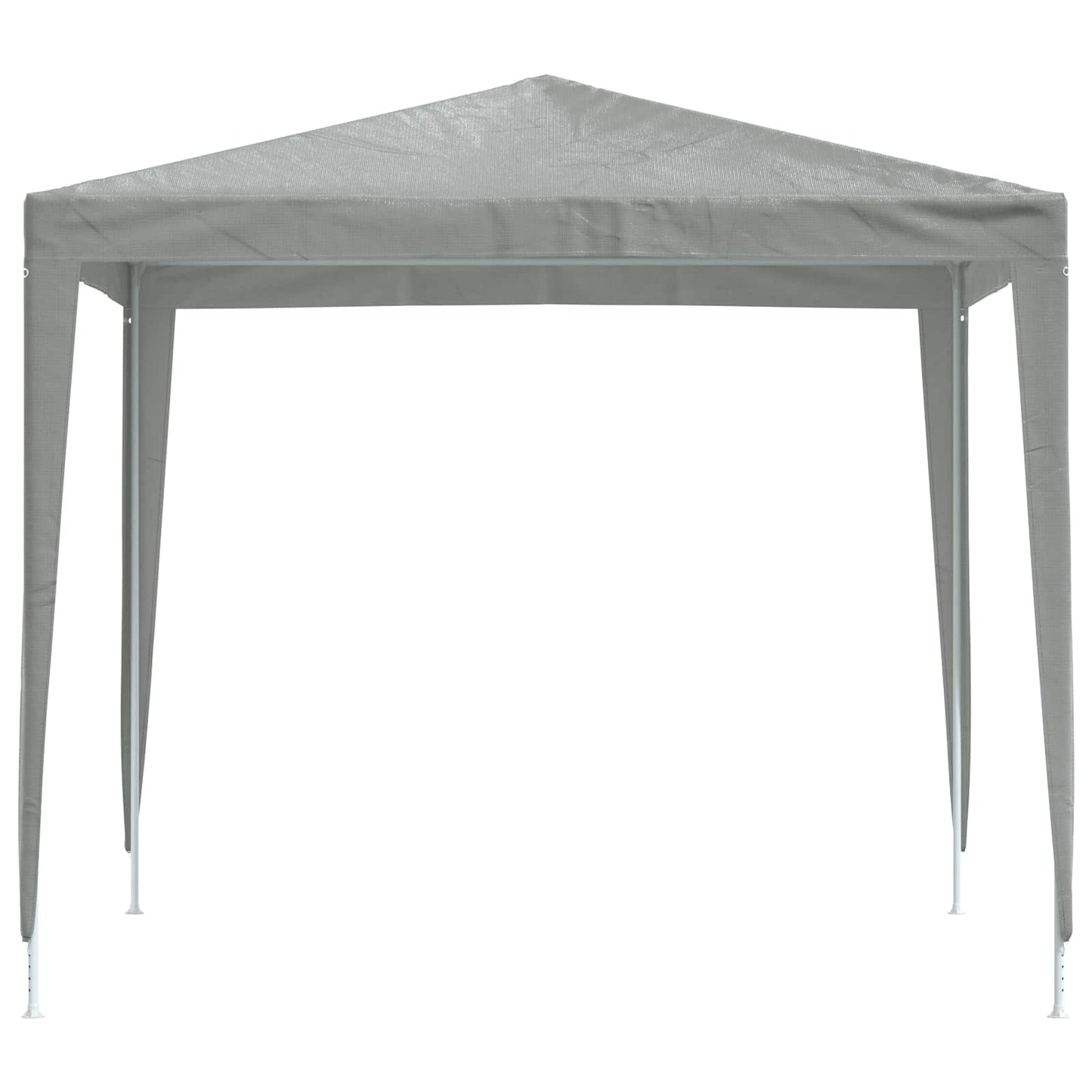 Partytent 250 x 250 x 240 cm Lichtgrijs PE en staal