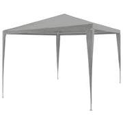 Partytent 300x300x255 cm lichtgrijs PE staal