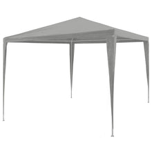 Partytent Lichtgrijs 300 x 300 x 255 cm PE en staal