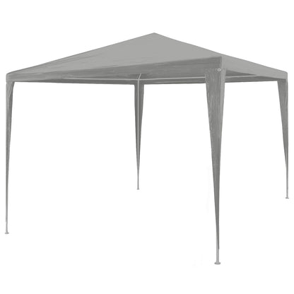 Partytent Lichtgrijs 300 x 300 x 255 cm PE en staal