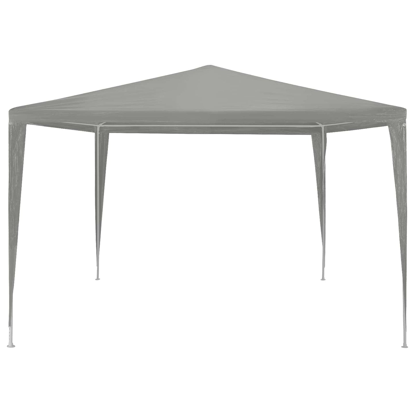 Partytent Lichtgrijs 300 x 300 x 255 cm PE en staal