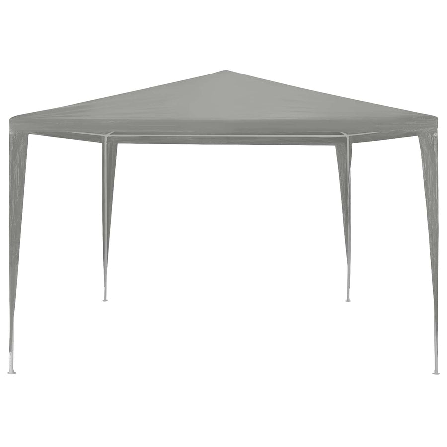 Partytent Lichtgrijs 300 x 300 x 255 cm PE en staal