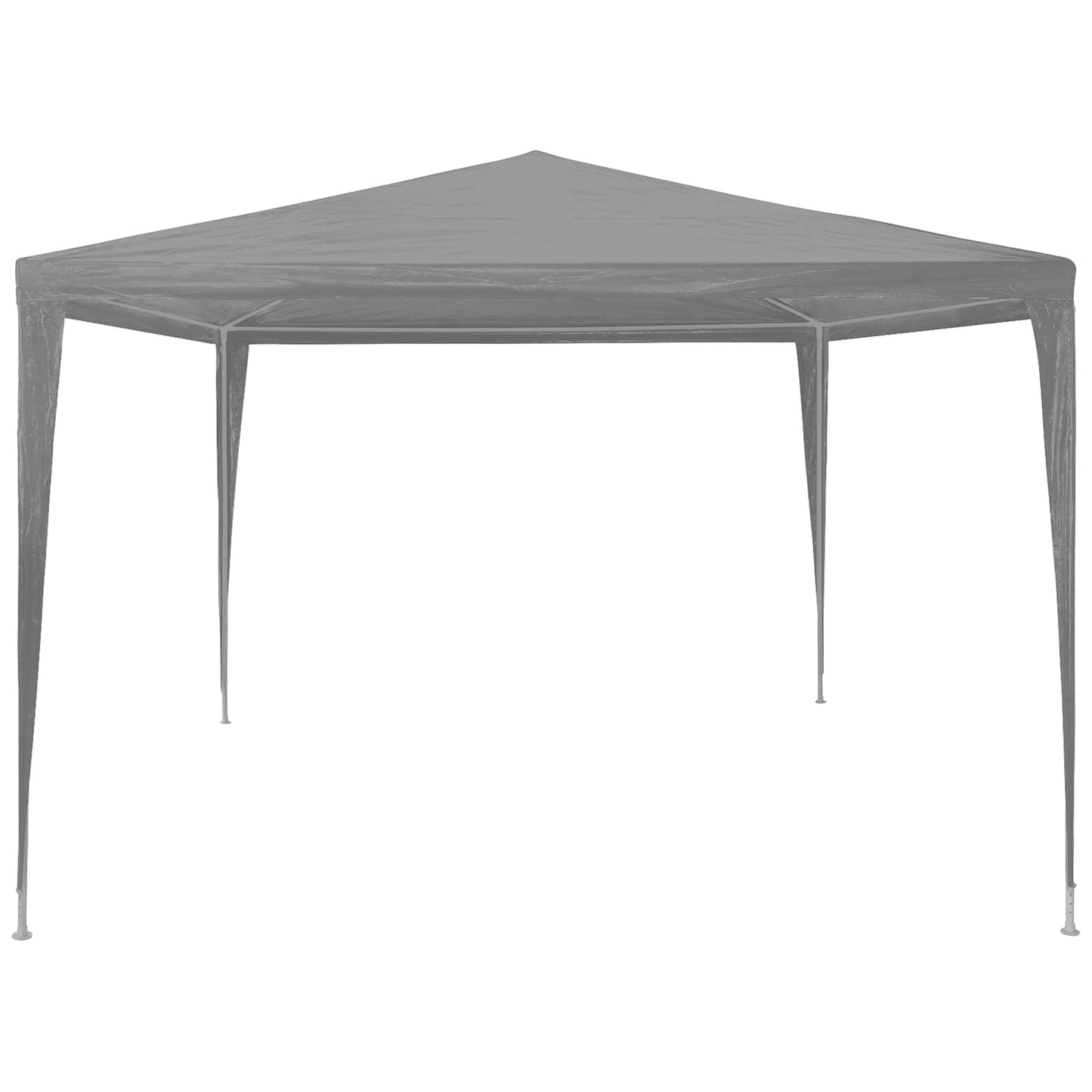 Partytent Lichtgrijs 300 x 300 x 255 cm PE en staal
