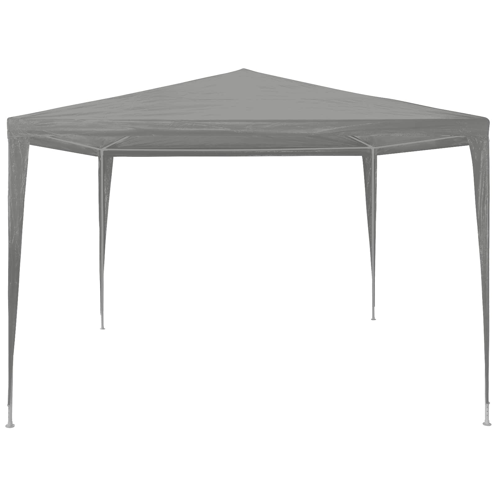 Partytent Lichtgrijs 300 x 300 x 255 cm PE en staal