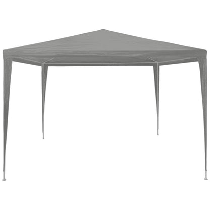 Partytent Lichtgrijs 300 x 300 x 255 cm PE en staal