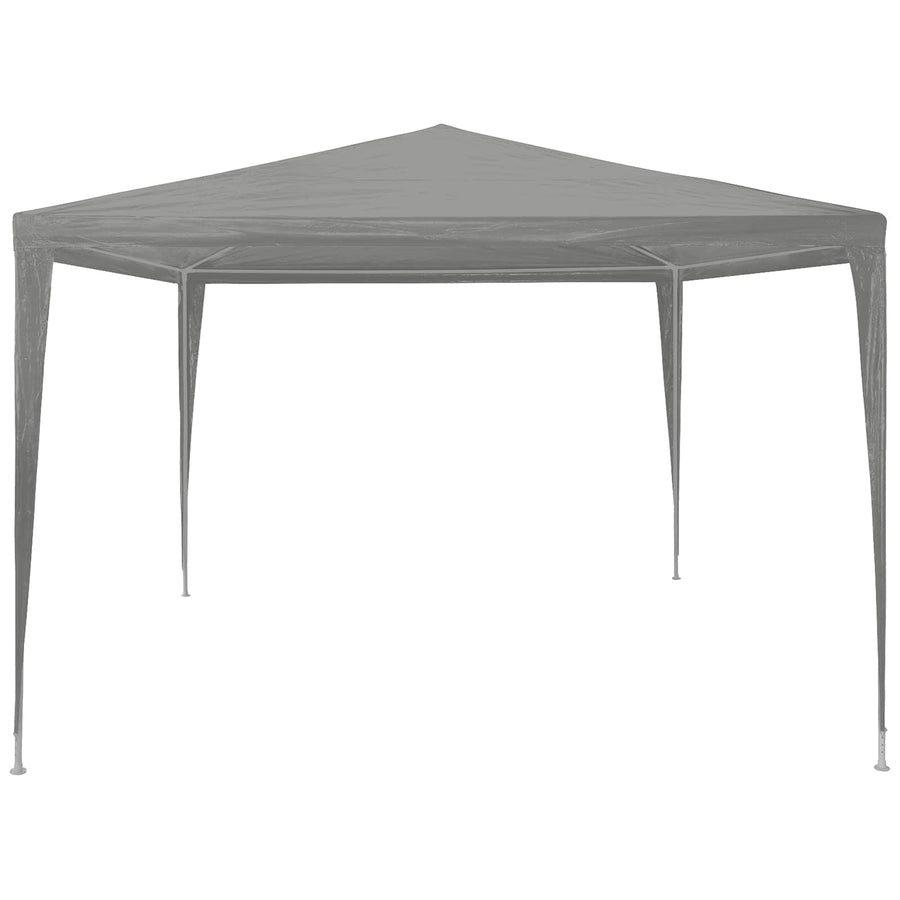 Partytent Lichtgrijs 300 x 300 x 255 cm PE en staal