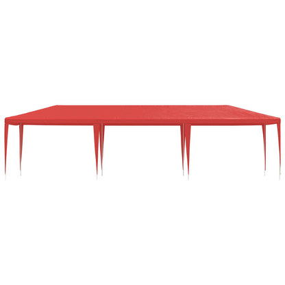 Partytent Rood 900 x 300 x 255 cm PE en staal