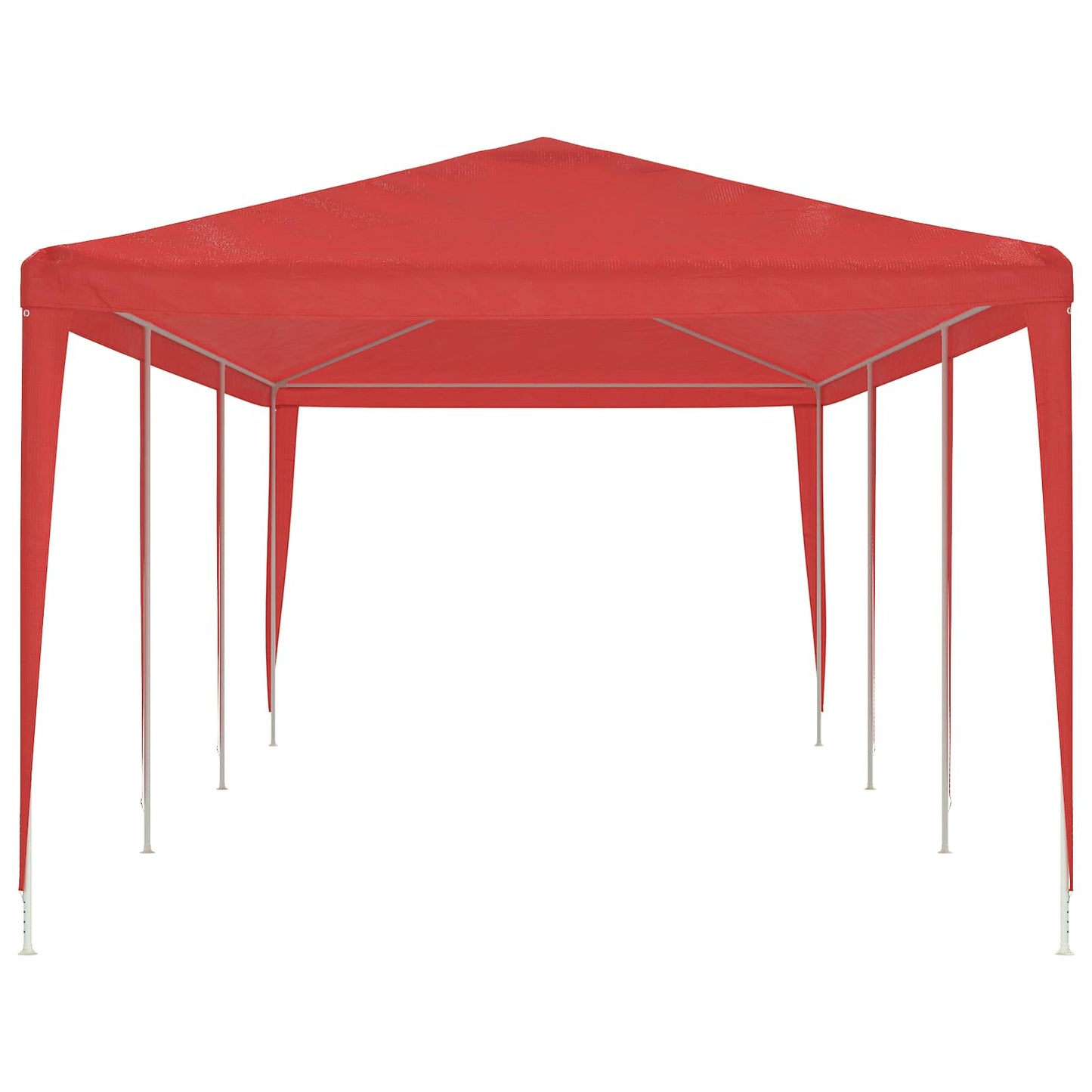Partytent Rood 900 x 300 x 255 cm PE en staal