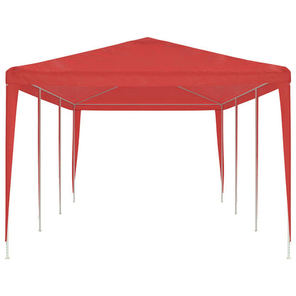 Partytent Rood 900 x 300 x 255 cm PE en staal