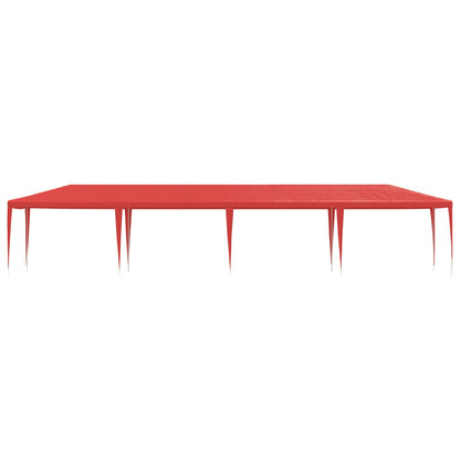 Partytent Rood 1200 x 300 x 255 cm PE en staal