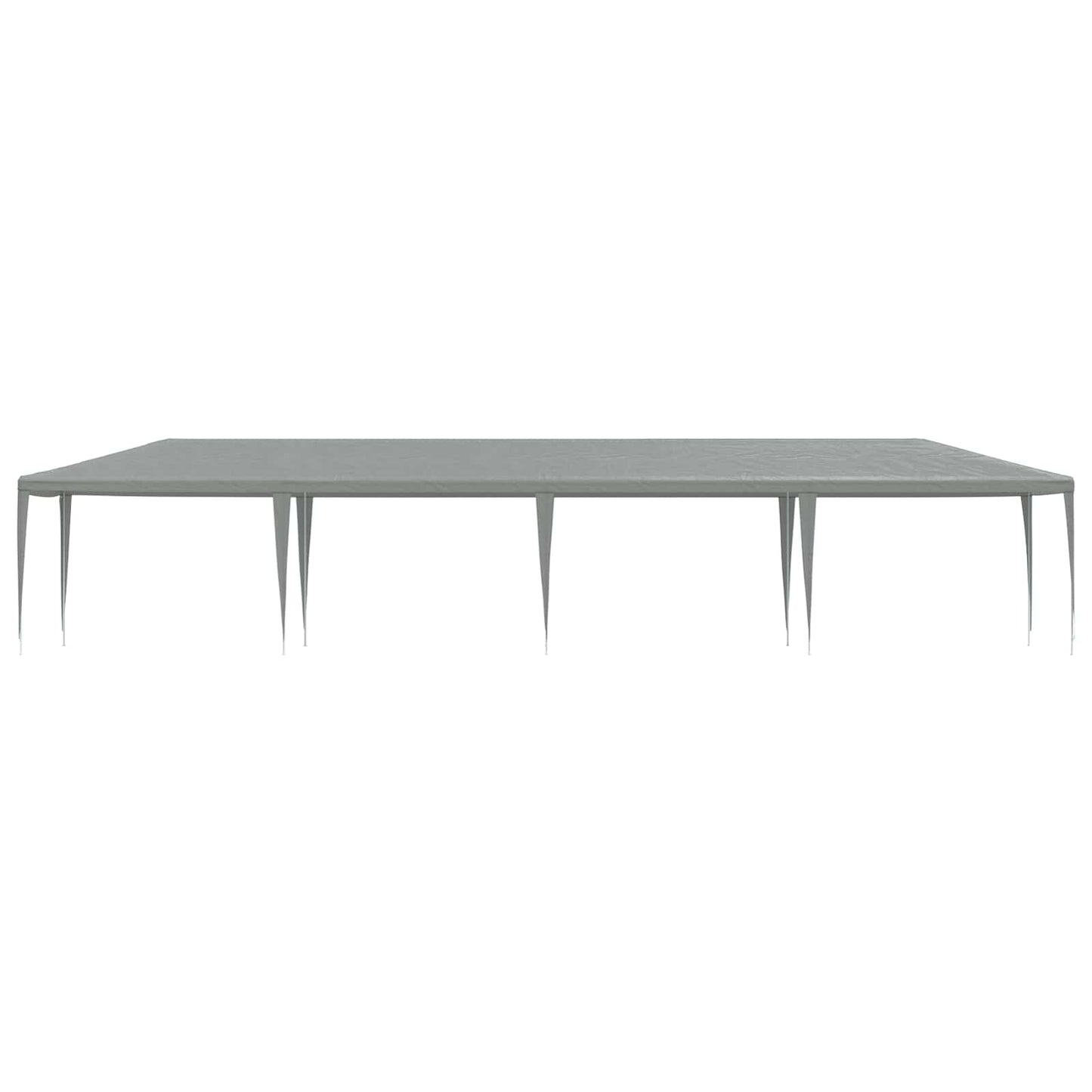 Partytent Lichtgrijs 1200 x 300 x 255 cm PE en staal