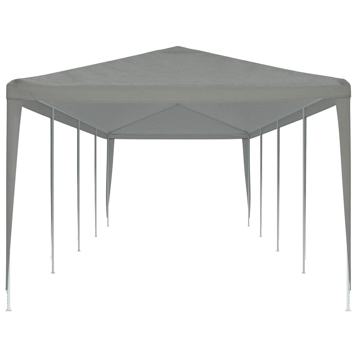 Partytent Lichtgrijs 1200 x 300 x 255 cm PE en staal
