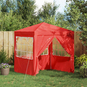 Partytent 200x200x240 cm rood PE staal