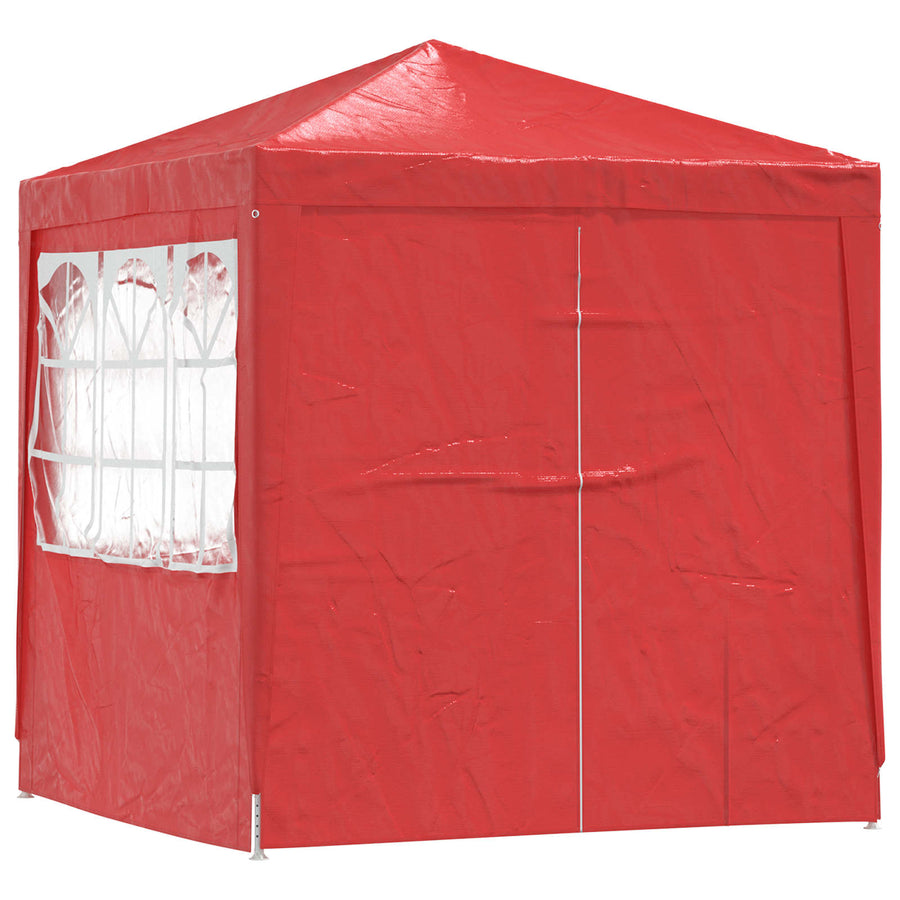 Partytent Rood 200 x 200 x 240 cm PE en staal