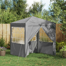 Partytent Lichtgrijs 200 x 200 x 240 cm PE en staal