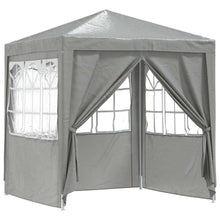 Partytent Lichtgrijs 200 x 200 x 240 cm PE en staal