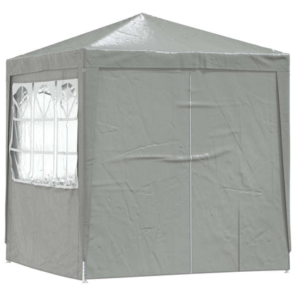 Partytent Lichtgrijs 200 x 200 x 240 cm PE en staal