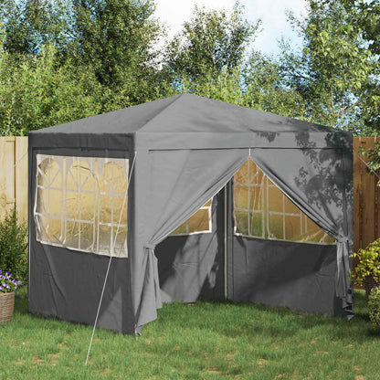 Partytent Lichtgrijs 250 x 250 x 240 cm PE en staal