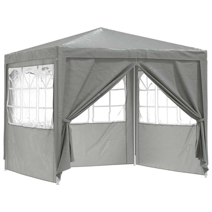 Partytent Lichtgrijs 250 x 250 x 240 cm PE en staal