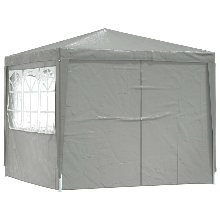 Partytent Lichtgrijs 250 x 250 x 240 cm PE en staal