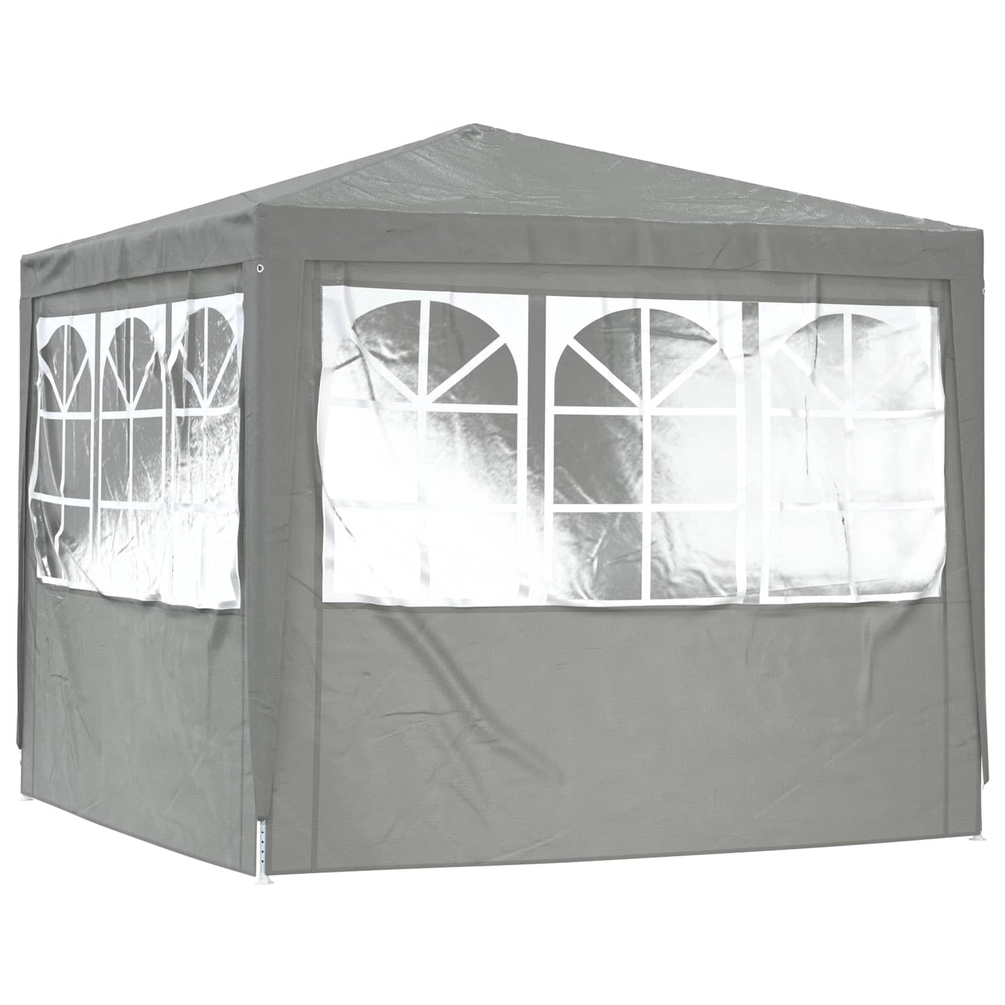 Partytent Lichtgrijs 250 x 250 x 240 cm PE en staal